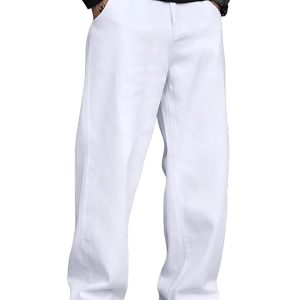 Ben Martin Men Jeans || Baggy Fit Jean's for Man || Loose Fit High Rise Denim || Stretchable Casual Wear Jean,s || Dance Rap Rapping Style Pant for Men || Denim Cotton Jeans (0)